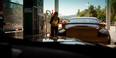 Karen / 996 GT3 at toll station