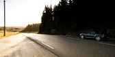 Alpina Roadster S alongside the road