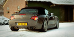 Alpina Roadster S Supercharged in the snow