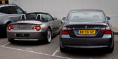 Alpina Roadster S and BMW 330i